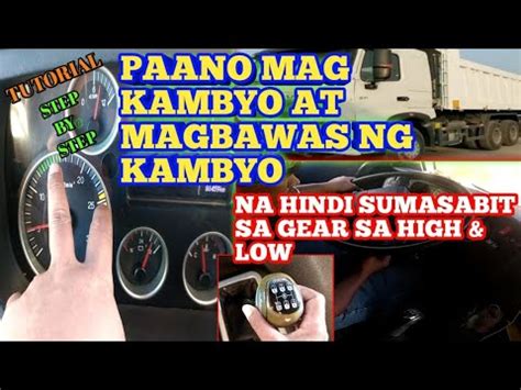 Paano Mag Change Gear At Magbawas Ng Kambyo Na Hndi Sumasabit Sa Gears