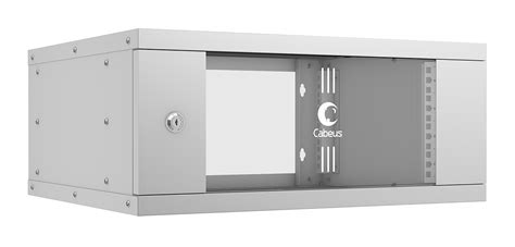 Шкаф телекоммуникационный настенный 19" 4U Cabeus WSC-05D-4U55/45 ...