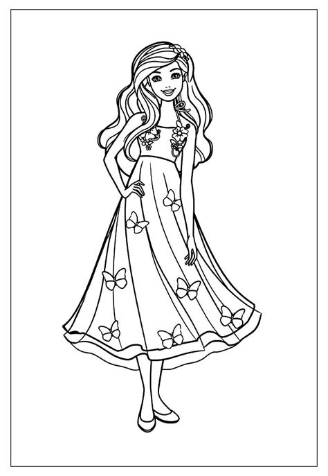 Total 122 Imagem Desenhos Da Barbie Para Colorir E Imprimir Br