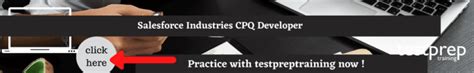 Salesforce Industries Cpq Developer Faq Testprep Training Tutorials