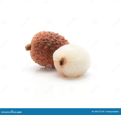 Fresh Lychee Berry Stock Image Image Of Juicy Protuberances 106772739