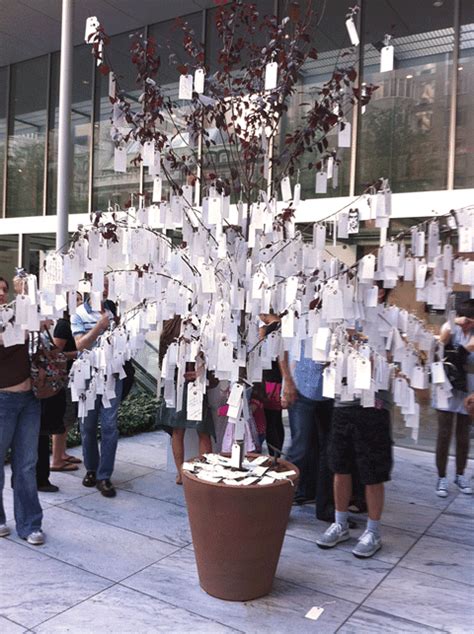 Inner Necessity What I Love Wish Tree By Yoko Ono At The MoMA