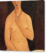 Seated Nude With Necklace Painting By Amedeo Modigliani Fine Art America