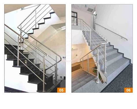 Silver Stairs Stainless Steel Staircase Handrail For Oll At Rs