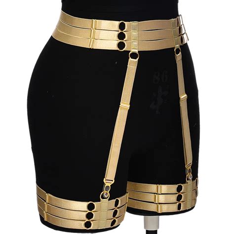 Porte jarretelle Porte jarretelles taille haute pour femme bas élastiques lingerie sexy porte