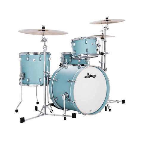 Ludwig Neusonic Downbeat Drum Kit Pc Outfit In Skyline Blue