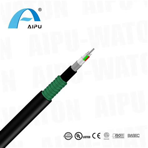 Outdoor Direct Buried Double Armored Optical Fiber Cable Gyta