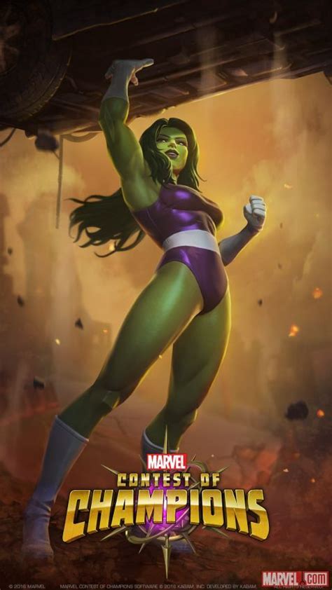 She Hulk In Marvel Contest Of Champions Comic Book Heroes Marvel Heroes Marvel Characters