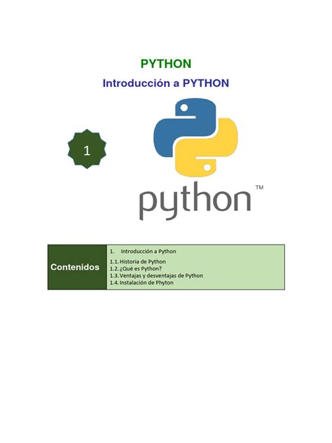 Tema 01 - Python | PDF | Python (lenguaje de programación) | Lenguaje ...
