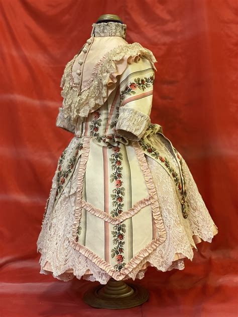 Pin On Antique Dolls Doll Dresses Costume Antique Doll Dress Doll Dress