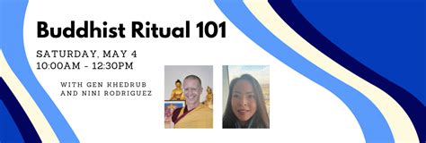 Buddhist Ritual 101 - a meditation workshop [05/04/24]