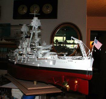 USS Oklahoma Model - James A Flood Artist