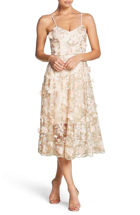 Dress The Population Uma Floral Embroidered Lace Dress Nordstrom