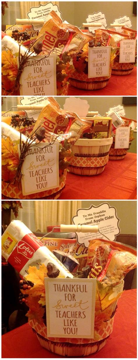 Thanksgiving Teacher Gift Basket Thank You To LilLuna For The