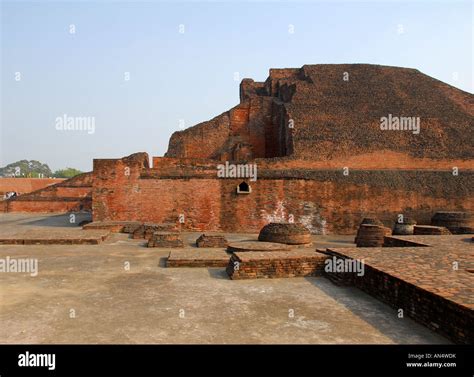 The Ruins Of Nalanda University Bihar India Stock Photo Alamy