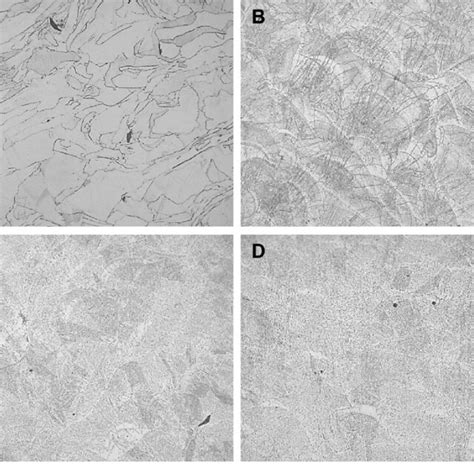 Surface Microstructure Of L Cm Ss Developed At Temperatures A