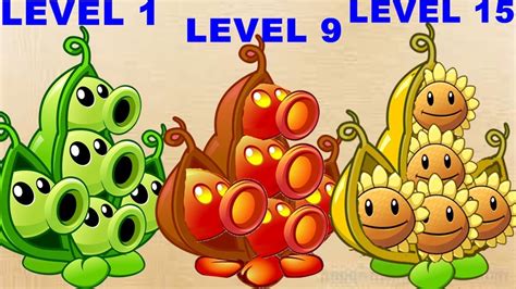 Pea Pod Pvz2 Level 1 9 15 Max Level In Plants Vs Zombies 2 Gameplay 2017 Youtube