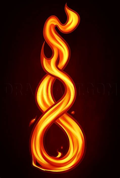 17 Flame Drawing Ideas - How To Draw Flame - DIYnCrafty