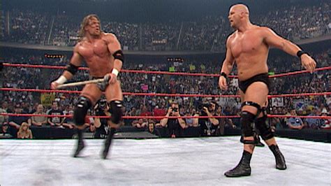 "Stone Cold" Steve Austin vs. Kurt Angle & Rikishi: Raw, Nov. 6, 2000 | WWE