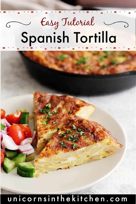 Spanish Tortilla Recipe (Tortilla de Patates) • Unicorns in the Kitchen