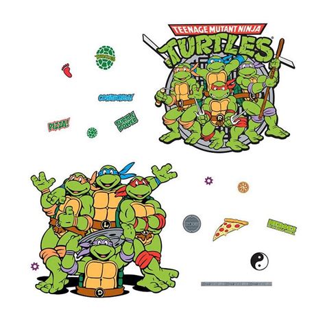 Roommates Nickelodeon Teenage Mutant Ninja Turtles Peel Stick Wall