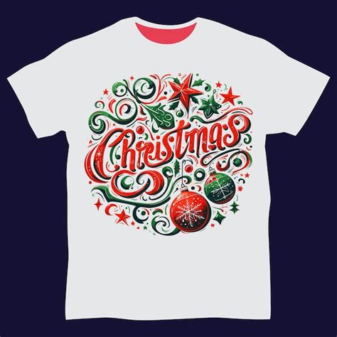 Premium Vector Christmas Typography T Shirt Design