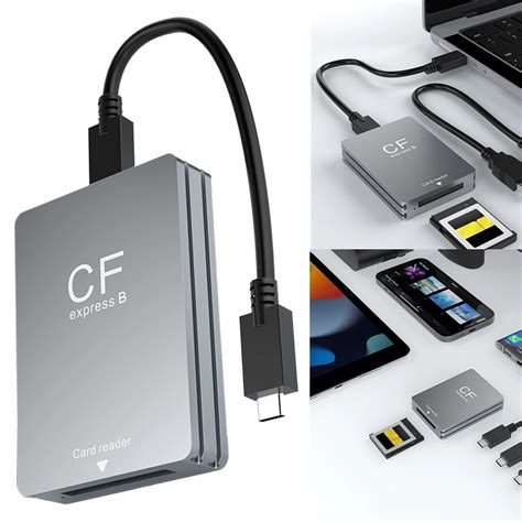 CFexpress-Type-B-Card-Reader-with-USB-C-To-USB-C-A-Cable-Portable-CF ...