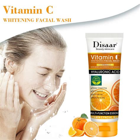 Cheap Disaar 100g Vitamin C Cleanser Facial Cleanser Repair Oil Control