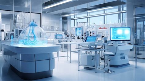 Premium AI Image | A photo of a modern laboratory with hightech equipment