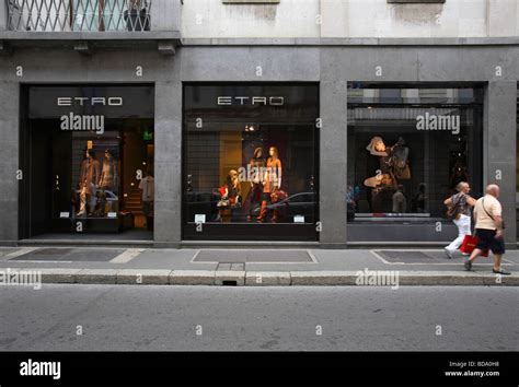 Fashion District, aka Quadrilatero della Moda, Milan, italy Stock Photo ...