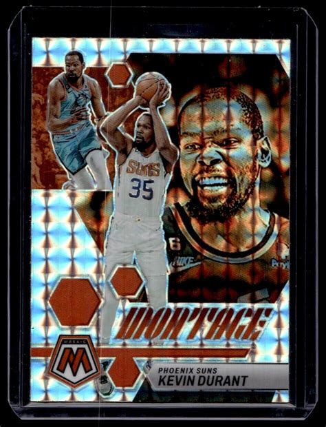 2022 23 Panini Mosaic Kevin Durant Mosaic Prizm Montage 2 Phoenix Suns