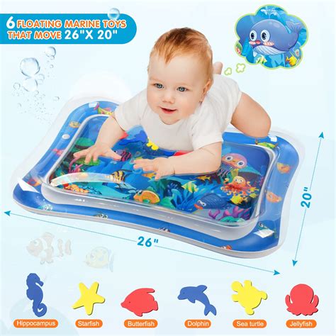 9 99 Infinno Inflatable Tummy Time Mat Premium Baby Water Play Mat For