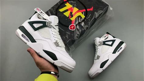 Nike Air Jordan 4 Reps Oxidized Green Youtube