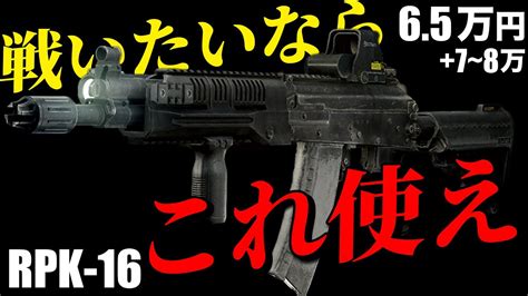 【タルコフ】とにかく戦いたい人へ！8万円出すだけで最強になるrpk 16を紹介【545x39mm】 Youtube