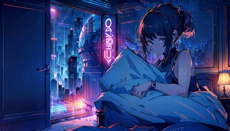 anime girl starring  ai art wallpaper hd anime  wallpapers
