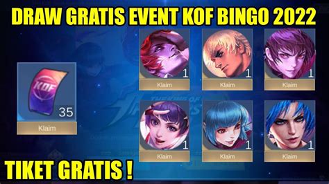 Cara Mendapatkan Skin Kof Gratis Di Event Kof Bingo Trik Dapat