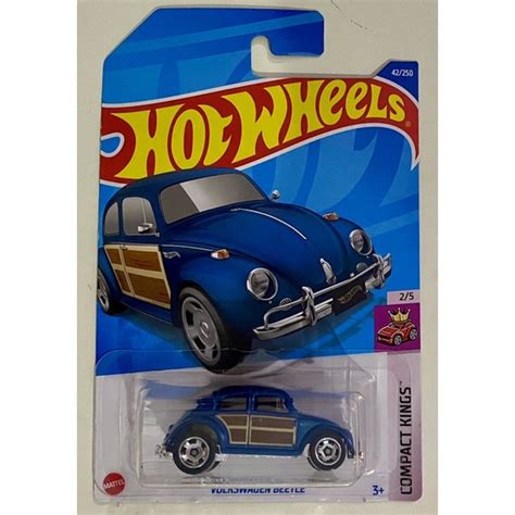 Hot Wheels Fusca Azul Volkswagen Beetle 2022 Shopee Brasil