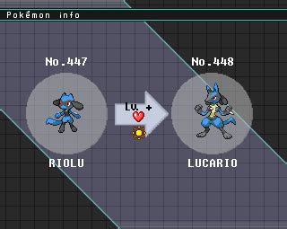 Pokemon Lucario Evolution Chart