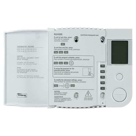 Honeywell Home Rlv A Day Programmable Triac Line Volt Thermostat