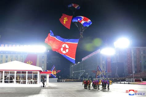 North Korea Shows Off Nuclear Arsenal At Night Time Parade Military