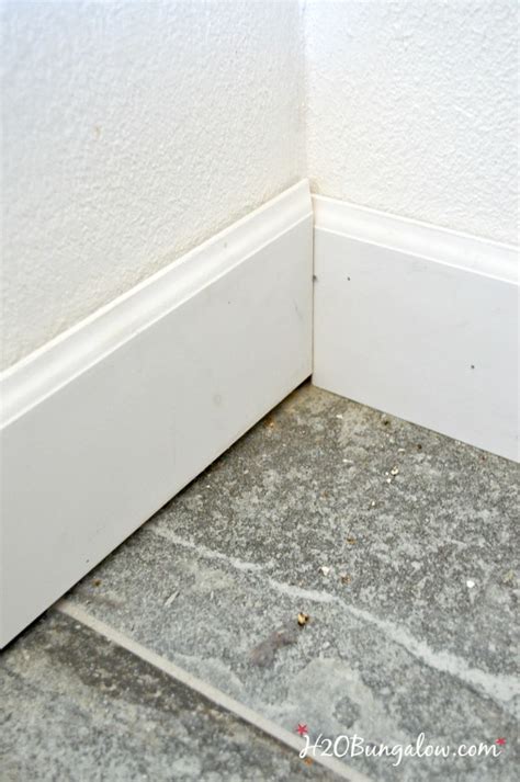 Diy Baseboard Tutorial H Obungalow