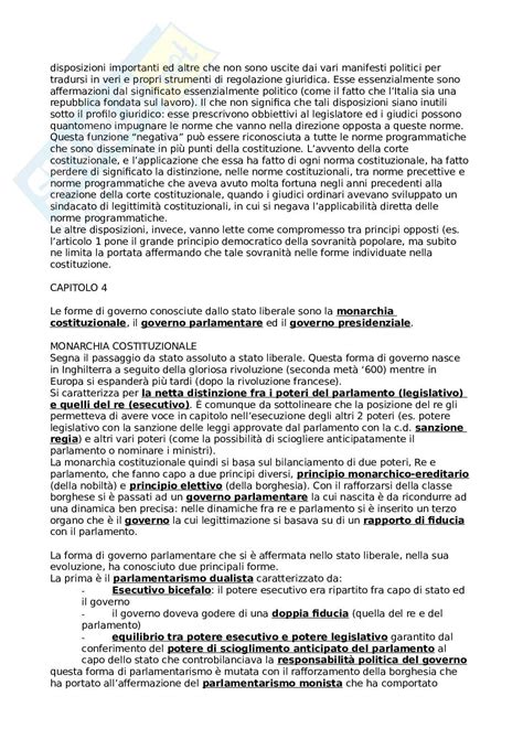 Riassunto Esame Diritto Costituzionale Prof Cassetti Luisa Libro