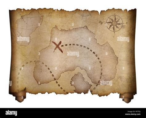 Pirate Treasure Chest Map