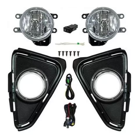 Kit Faro Niebla Rav4 2016 2017 2018 Rejillas Filo Cromo Yz