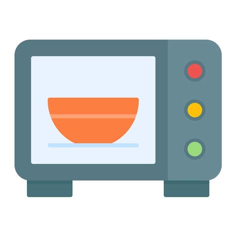 Premium Vector Microwave Oven Vector Illustration Style