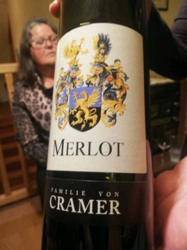 Weingut Albert Familie Von Cramer Merlot Vivino Us