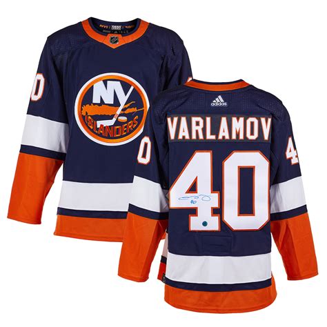 Lot Detail Semyon Varlamov New York Islanders Signed Reverse Retro