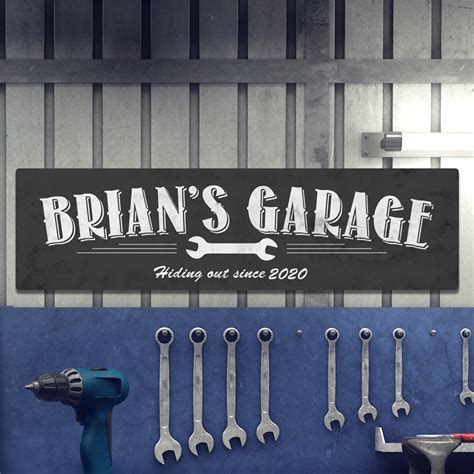 Personalized My Garage Sign | GiftsForYouNow