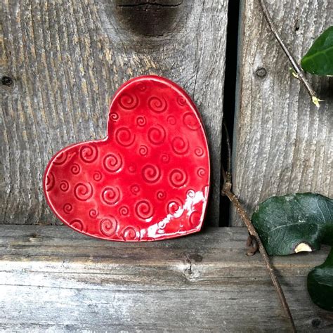 Handmade Ceramic Heart Dish Handmade Pottery Heart Shaped Etsy In