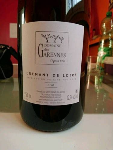 2021 Domaine des Garennes Crémant de Loire Brut Vivino US